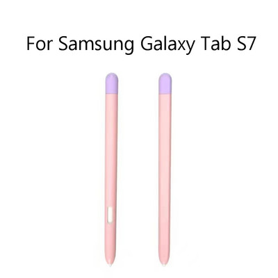 Spalvų maišymas Paprastas verslo pieštuko dėklas, skirtas Samsung Galaxy Tab S6 S7 S-Pen Cover Mielas animacinis planšetinis kompiuteris silikoninis pieštuko dėklas