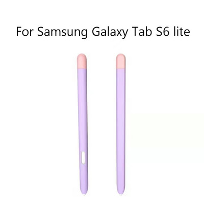 Spalvų maišymas Paprastas verslo pieštuko dėklas, skirtas Samsung Galaxy Tab S6 S7 S-Pen Cover Mielas animacinis planšetinis kompiuteris silikoninis pieštuko dėklas
