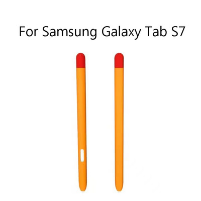 Spalvų maišymas Paprastas verslo pieštuko dėklas, skirtas Samsung Galaxy Tab S6 S7 S-Pen Cover Mielas animacinis planšetinis kompiuteris silikoninis pieštuko dėklas