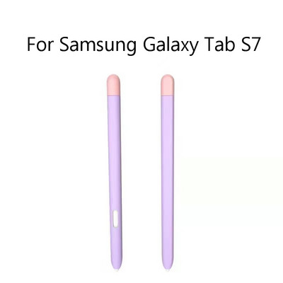 Spalvų maišymas Paprastas verslo pieštuko dėklas, skirtas Samsung Galaxy Tab S6 S7 S-Pen Cover Mielas animacinis planšetinis kompiuteris silikoninis pieštuko dėklas