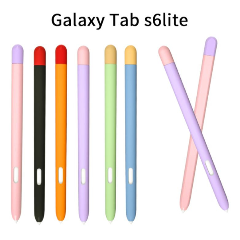 Spalvų maišymas Paprastas verslo pieštuko dėklas, skirtas Samsung Galaxy Tab S6 S7 S-Pen Cover Mielas animacinis planšetinis kompiuteris silikoninis pieštuko dėklas