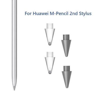 1/2 gab Stylus pildspalvas uzgaļa nomaiņas zīmuļa uzgalis Augstas jutības skārienekrāna pildspalvas rezerves uzgaļi Huawei M-Pencil 2nd.