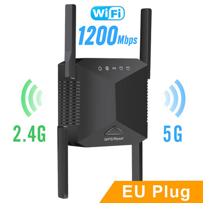 5G WiFi repetitor Wifi pojačalo signala Wifi Extender Mrežni Wi fi pojačivač 1300Mbps 5 Ghz bežični Wi-fi repetitor velikog dometa