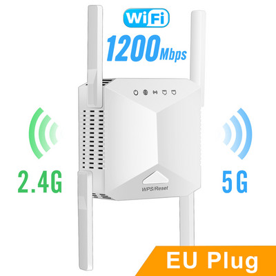5G WiFi repetitor Wifi pojačalo signala Wifi Extender Mrežni Wi fi pojačivač 1300Mbps 5 Ghz bežični Wi-fi repetitor velikog dometa