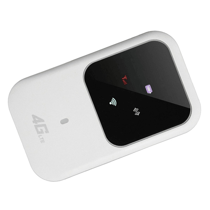 1 set alb 150Mbps LTE MIFI Modem Wifi mobil cu slot pentru card SIM