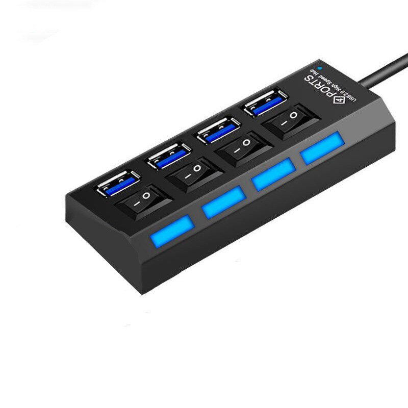 Splitter USB Interfață multifuncțională Hub Hub Laptop Multifunctional U Disk Socket Extension Splitter