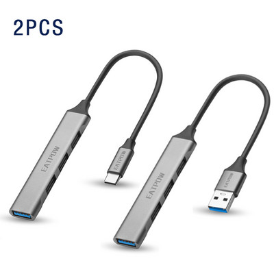EATPOW 4 porturi Usb Splitter HUB 3.0 Tip C Adaptor USB Hub USB pentru Xiaomi Lenovo Macbook Pro Air Pro PC Accesorii pentru computer
