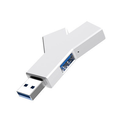 Mini portatīvais USB/C tipa 3 portu HUB USB3.0 USB 2.0 HUB USB sadalītāja adapteris 480 Mbps klēpjdatora piezīmjdatora datora piederumiem