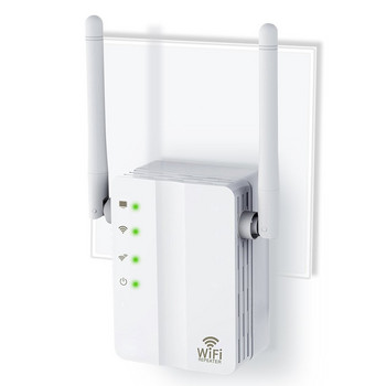 300Mbps WiFi Repeater ασύρματος ενισχυτής σήματος Wi-Fi Range Extander 2.4G Repetidor 802.11N Network Booster AP WPS US/EU Plug