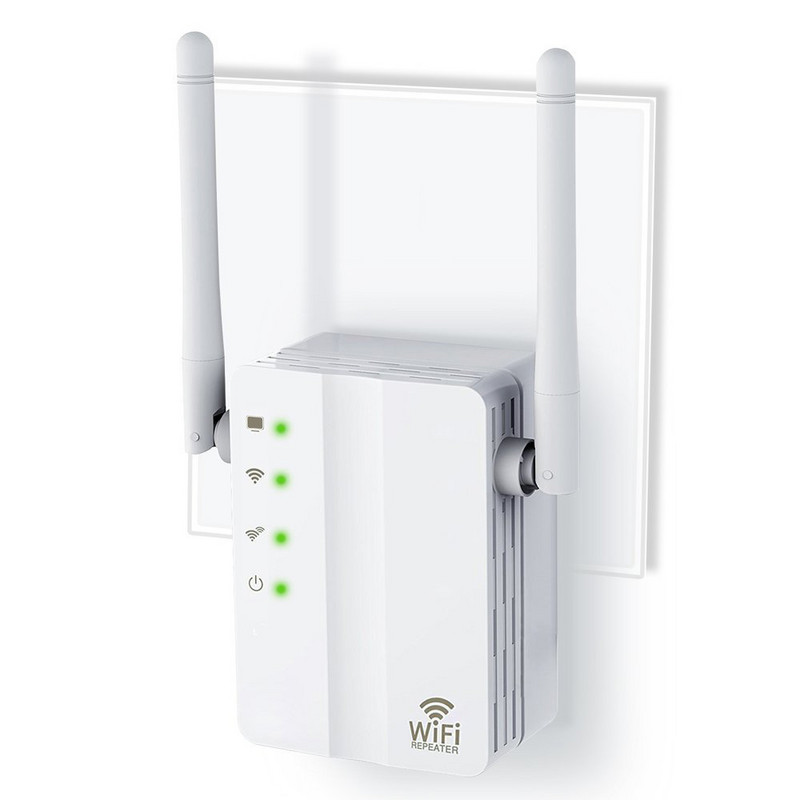 Repetor WiFi de 300 Mbps Amplificator de semnal fără fir Extensor de gamă Wi-Fi Repetitor 2.4G Repetitor 802.11N Amplificator de rețea AP WPS Priză SUA/UE