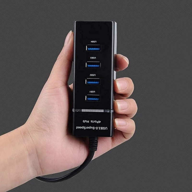 4 porturi 5 Gbps de mare viteză USB 3.0 Hub Splitter Compatibil USB3.0 Cu usb2.0 și 1.1 Suport pentru Andrews IPhone 6 7 Încărcări de telefon