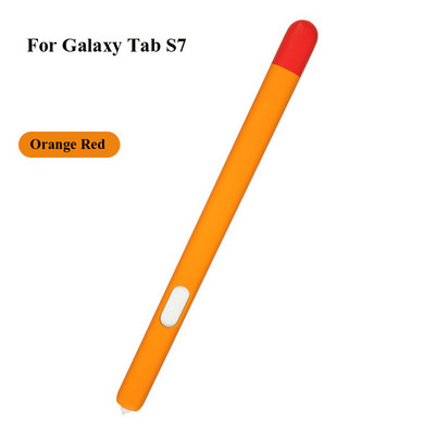 Samsung Galaxy Tab S6 Lite S7 tolltartóhoz, divatos színes védő szilikon táblagép toll Stylus érintőtoll hüvely bőrvédő