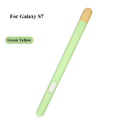 Samsung Galaxy Tab S6 Lite S7 tolltartóhoz, divatos színes védő szilikon táblagép toll Stylus érintőtoll hüvely bőrvédő