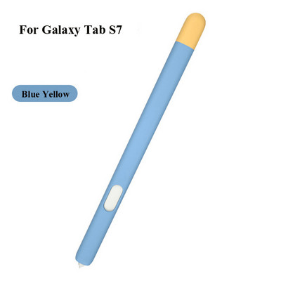 Samsung Galaxy Tab S6 Lite S7 tolltartóhoz, divatos színes védő szilikon táblagép toll Stylus érintőtoll hüvely bőrvédő