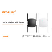 PIX-LINK Νέο 2,4 GHz 300M Wireless Mini Router WISP Repeater Mode AP Mode 4 Εξωτερικές κεραίες WR41Q