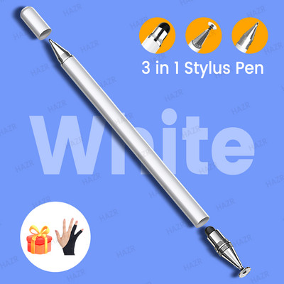 HAZR 3 u 1 Touch Screen Tablet Pen za iPad Xiaomi Samsung Apple Pencil Touch Pen za Tablet Phone Stylus Pen za Android iOS