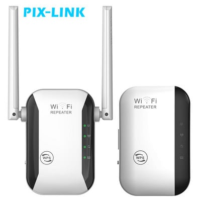 Pixlink bezvadu WIFI atkārtotājs Wifi paplašinātājs liela diapazona Wi-Fi signāla pastiprinātājs Wi-Fi pastiprinātāja piekļuves punkts Wlan repiter WR29 WR03