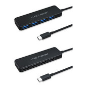 Hub ușor Adaptor USB USB 3.0 USB 2.0 Splitter extern cu 4 porturi de mare viteză pentru PC iMac Laptop Accesorii pentru computer