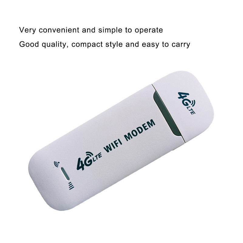 Tablet 4G Router Utazó WiFi Adapter Vezeték nélküli Modem Internet Ethernet Adó Számítógép tartozékok Fehér