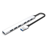 7 porturi HUB Expander Splitter Adaptor OTG de mare viteză Stație de andocare pentru laptop, PC, hard disk, mouse, tastatură