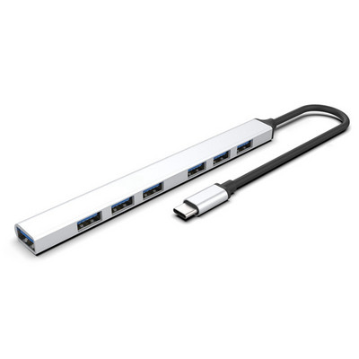 7 porturi HUB Expander Splitter Adaptor OTG de mare viteză Stație de andocare pentru laptop, PC, hard disk, mouse, tastatură