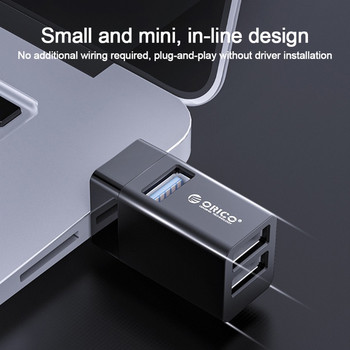 USB3.0 Splitter Hub Laptop Usb Extender Συμπαγής πολλαπλή διεπαφή Dropship
