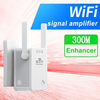 2,4 GHz tīkla paplašinātāja pastiprinātājs IEEE 802.11 300 Mbps WiFi paplašinātāju signāla pastiprinātājs 3 režīmu ES/ASV spraudnis ar tīkla kabeli mājām