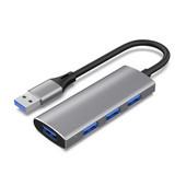 Adaptor Hub de mare viteză Hub USB Mini USB 2.0 Splitter cu 4 porturi pentru PC Laptop