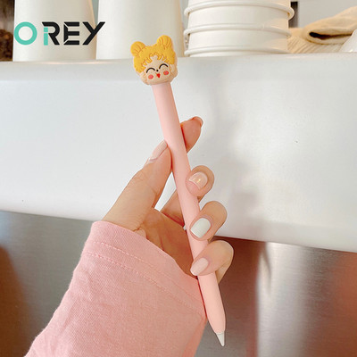 Kawaii armsad pehmed silikoonist ümbrised Apple Pencil 1 ümbrise tahvelarvuti puutepliiatsi jaoks Cartoon Stylus Cover Kukkumisvastane Apples Pencil 1.