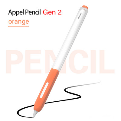 Apple Pencil 2 Case Mīksts silikona aizsargapvalks Apple Pencil 2. paaudzes iPad zīmuļa apvalkam Apple Pencil Case