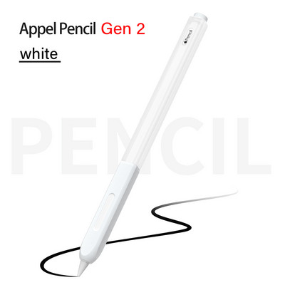 Silikoninis dėklas, skirtas Apple Pencil 2 nuo kritimo, spalvingas minkštas apsauginis rankovių dangtelis, skirtas Apple Pencil 2 2 planšetiniam jutikliniam rašikliui