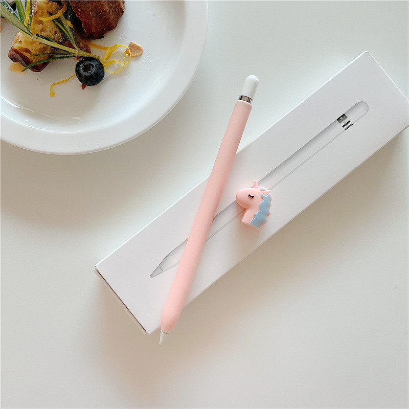 Kawaii mieli minkšti silikoniniai dėklai, skirti Apple Pencil 2 Case Tablet Touch Pen Cartoon Stylus Cover Apsaugos nuo kritimo, Apples Pencil 2nd