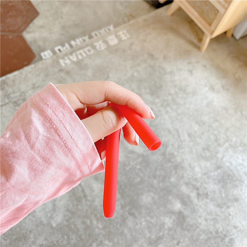 Kawaii mieli minkšti silikoniniai dėklai, skirti Apple Pencil 2 Case Tablet Touch Pen Cartoon Stylus Cover Apsaugos nuo kritimo, Apples Pencil 2nd