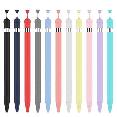 Apple Pencil 1 tokhoz Ceruza tok Tablet Touch Stylus Pen védőburkolat Apple ceruzához 1 gen aranyos szilikon tok