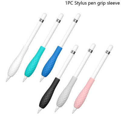 Accesorii pentru tabletă Manșon stilou din silicon moale Husă pentru stilou scurt Husă de protecție Creion Shell Protector pentru piele pentru Apple Pencil
