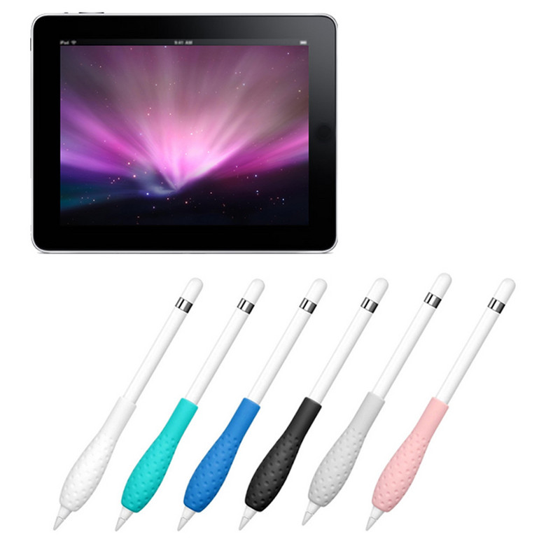 Accesorii pentru tabletă Manșon stilou din silicon moale Husă pentru stilou scurt Husă de protecție Creion Shell Protector pentru piele pentru Apple Pencil
