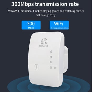 TISHRIC M-95A Безжичен ретранслатор 300M Wifi усилвател на сигнала Мрежов разширител Рутер Wifi усилвател Подходящ за домашен офис