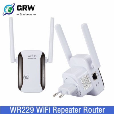 Grwibeou belaidžio WiFi kartotuvo maršrutizatorius 2.4G 300Mbps tinklo signalo stiprintuvas WR229 IIEEE802.11 b/g/n 2 antenos WiFi stiprintuvas Pradžia