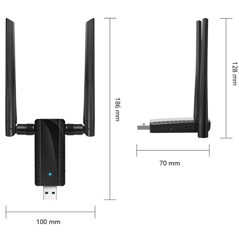 Adopt M-7628H chipset 300M bežični repetitor ekstender USB bežični repetitor visokog pojačanja dvostruka antena velike snage