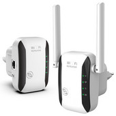 PIXLINK vezeték nélküli Wifi átjátszó Wifi hatótávolság bővítő router Wi-Fi jelerősítő 300Mbps WiFi Booster 2.4G Wi Fi hozzáférési pont