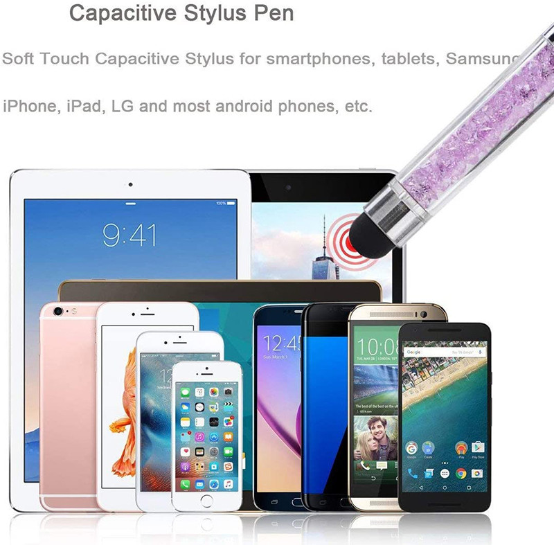 Magcle 10 ks/sada univerzálne krištáľové stylusové pero, kapacitné dotykové pero, ceruzka pre Apple, tablet, Android, Xiaomi