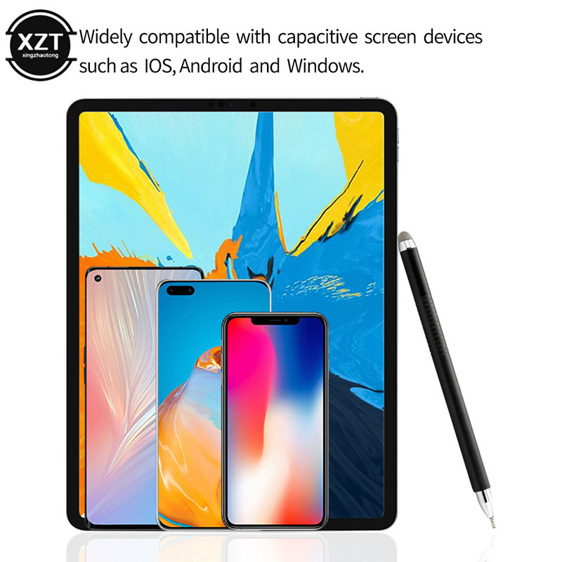 Στυλό 3 σε 1 πολλαπλών λειτουργιών με οθόνη αφής Universal High Precision Capacitive Fiber Disc Fine Tip Stylus για tablet κινητού τηλεφώνου