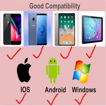 Универсален стилус за таблет, телефон, капацитивен екран, молив, писане, рисуване, сензорна писалка за iPad/iphone, подходящо устройство с Android, Samsung