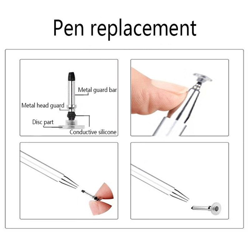 UTHAI DA05 Kapacitetna olovka Disk Vodljiva tkanina Dva u jednom Rukopis Kapacitetna olovka Disk Pen.za ipad Kondenzatorska olovka