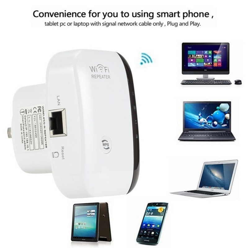 Repetor WiFi 300Mbps Amplificator WiFi Extender Amplificator WiFi Semnal Wi-Fi 802.11N Punct de acces pentru repetor Wi-Fi fără fir cu rază lungă