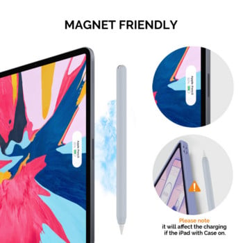 Силиконов защитен калъф за Apple Pencil 2-ра защитна обвивка на Touch Pen Tablet Аксесоари за iPad Apple Pencil