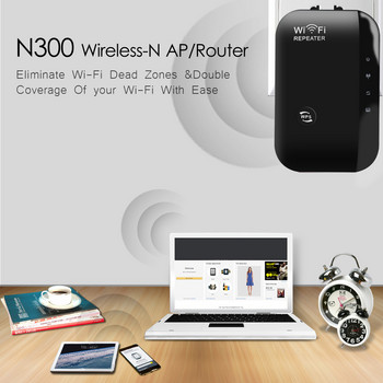 WiFi Repeater WiFi Extender 300Mbps Ενισχυτής WiFi Booster Wi-Fi Signal Wi-Fi Repeater Μεγάλης εμβέλειας ασύρματο σημείο πρόσβασης