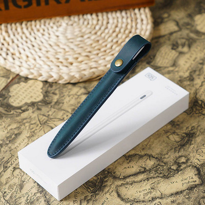 Apple Pencilhez 1/2 tok iPad ragadós tartó táblagéphez érintőceruza toll tok tasak táskák lóbőr védő hüvely borítás