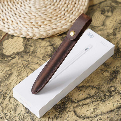 Apple Pencilhez 1/2 tok iPad ragadós tartó táblagéphez érintőceruza toll tok tasak táskák lóbőr védő hüvely borítás