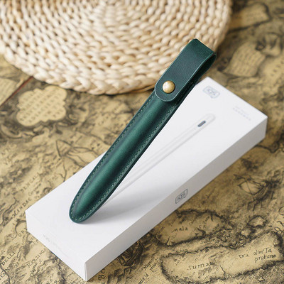 Apple Pencilhez 1/2 tok iPad ragadós tartó táblagéphez érintőceruza toll tok tasak táskák lóbőr védő hüvely borítás